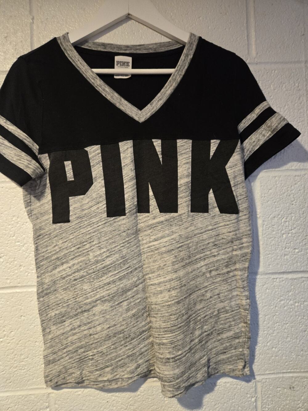 womens victoria secret pink shirt Gray Size S